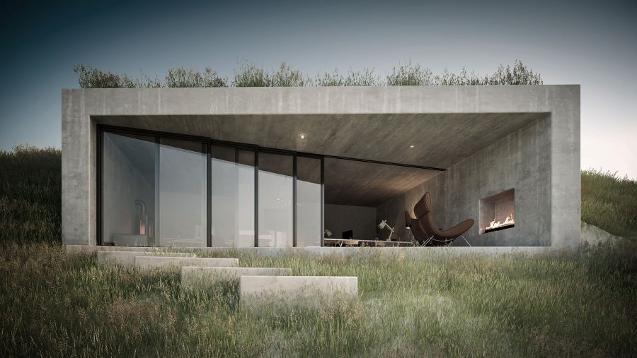 Patrick Bradley Architects Atlantic Studio Modern Rural Donegal Concrete Inside Outside Vernacular Glazing Contemporary Cool Northern Ireland Irish Coast 3 TNI