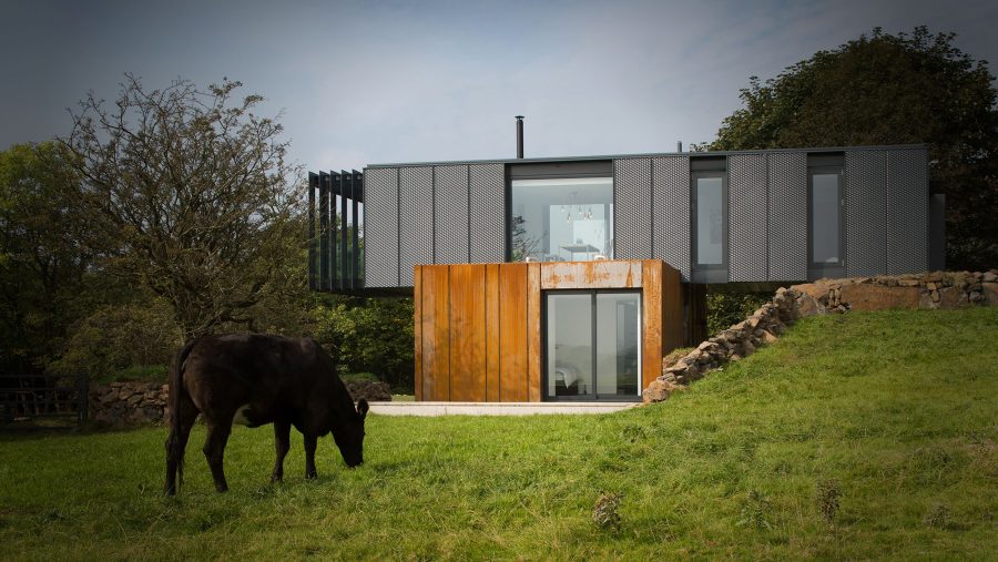 Patrick Bradley Architects Shipping Container Architecture Grand Designs Rural Bespoke Northern Ireland Vernacular Dwelling On A Farm RIBA Award Winning Grillagh Water 1
