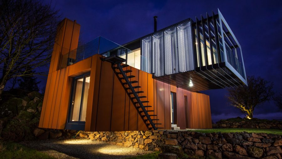 Patrick Bradley Architects Shipping Container Architecture Grand Designs Rural Bespoke Northern Ireland Vernacular Dwelling On A Farm RIBA Award Winning Grillagh Water 19