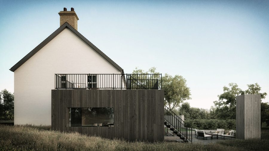 Patrick Bradley Architects Killygore House Modern Burnt Timber Rural Inside Vernacular Contemporary Traditional Old New Mix Ireland Cool Dwelling On A Farm 2