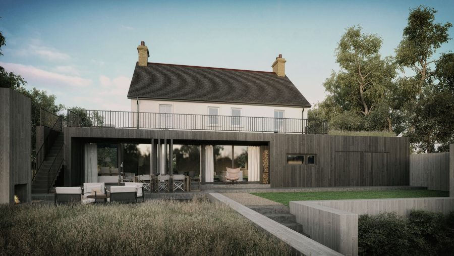 Patrick Bradley Architects Killygore House Modern Burnt Timber Rural Inside Vernacular Contemporary Traditional Old New Mix Ireland Cool Dwelling On A Farm 4