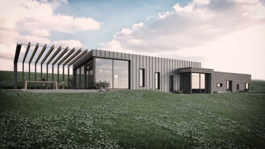 Patrick Bradley Architects Malin House Modern Corrugated Tin Rural Donegal Barn Inside Outside Spaces Vernacular Stone Glazing Contemporary Cool Northern Ireland Irish 1 TNI