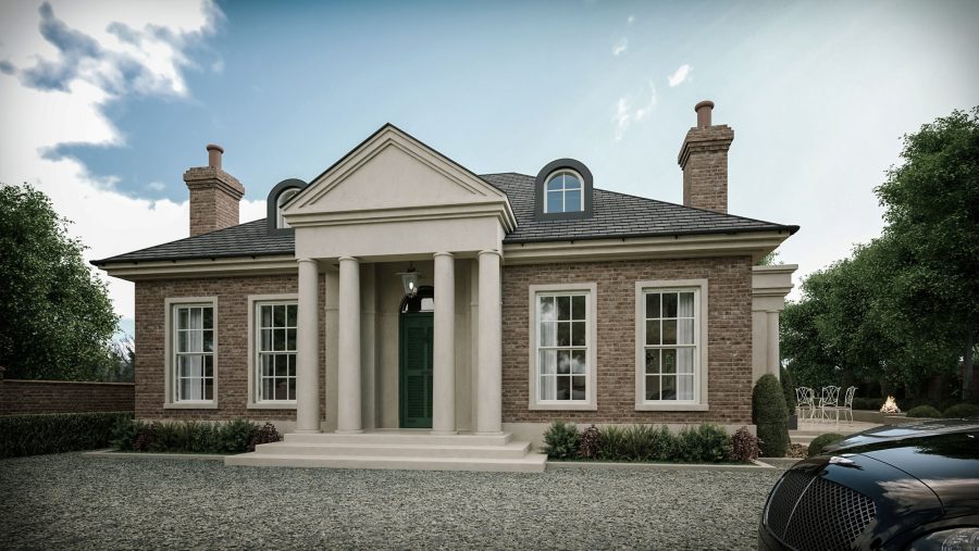 01 Patrick Bradley Architects Belfast Malone Classical Traditional Architecture Residential Domestic One off House Northern Ireland Georgian Grand Interior Design Bric 1 TN