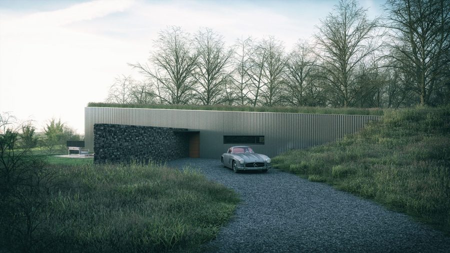 Patrick Bradley Architects Rock House Modern Corrugated Tin Rural Donegal Barn Grass Roof Inside Outside Spaces Vernacular Stone Glazing Contemporary Cool 4