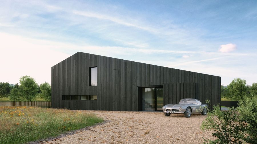 Patrick Bradley Architects Peatlands House Modern Burnt Timber Rural Mayo Barn Inside Outside Spaces Vernacular Glazing Contemporary Cool Replacement Dwelling 2 TNI